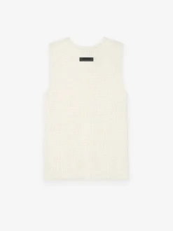 Womens Waffle Tank