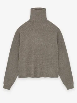 Women's Waffle Turtleneck