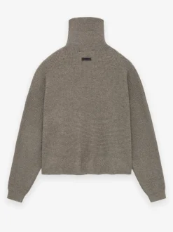 Women's Waffle Turtleneck