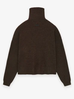 Women's Waffle Turtleneck