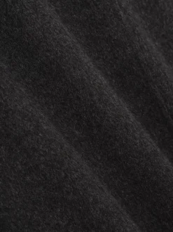 Wool Cashmere Relaxed Lapelless Blazer