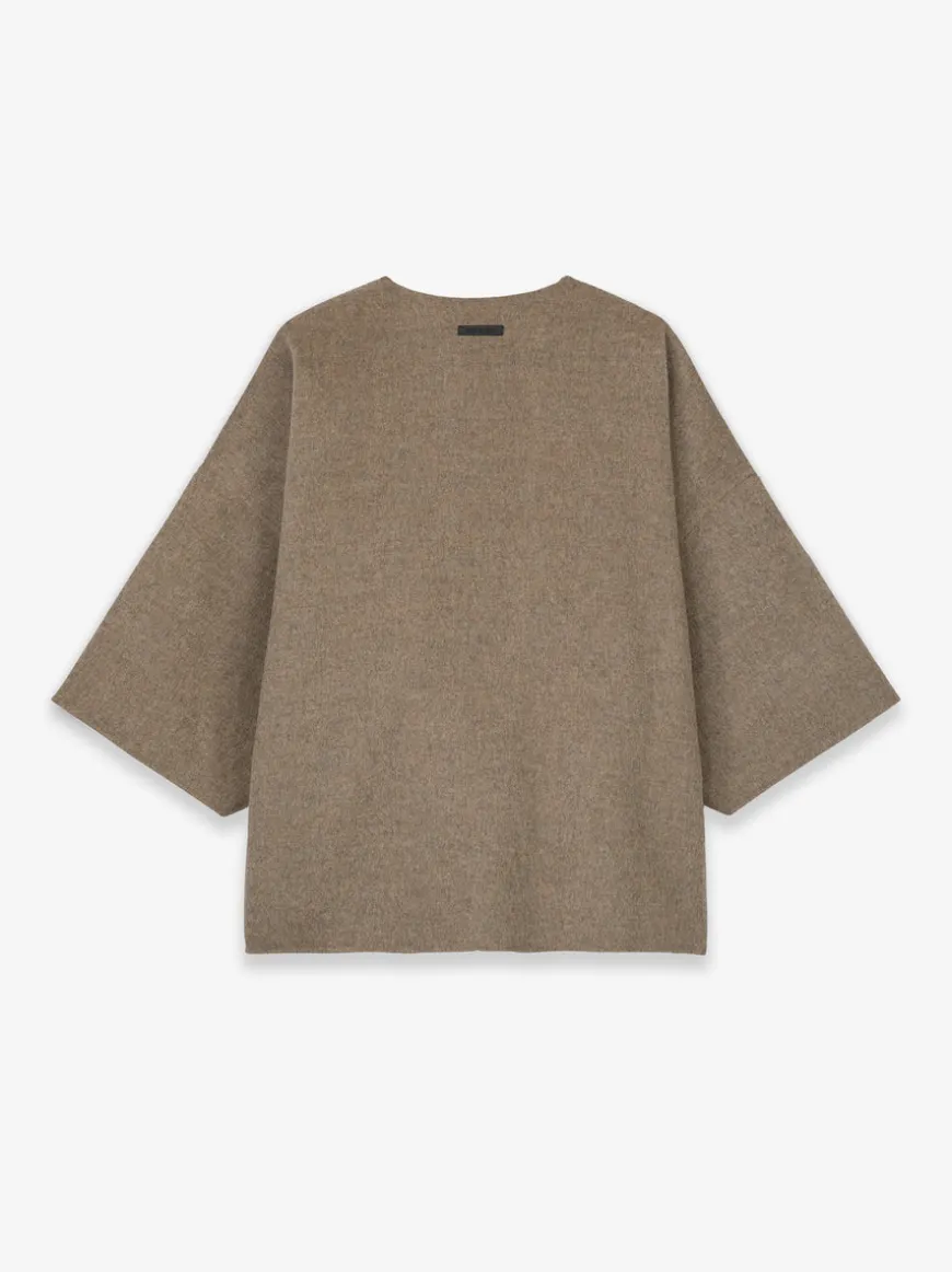Wool Cashmere V-Neck Lounge Tee
