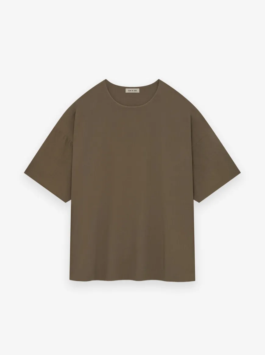 Wool Crepe Double Layer Tee