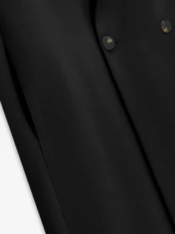 Wool Gabardine Double Breasted Overcoat