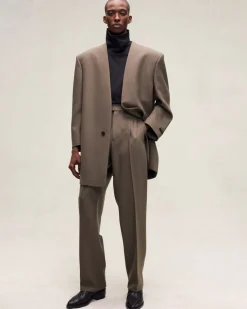 Wool Gabardine 8th Trouser