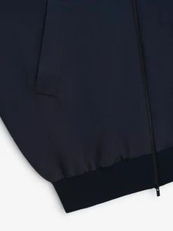 Wool High Neck Track Jacket