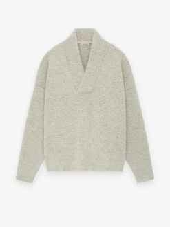 Wool Mohair V-Neck Sweater